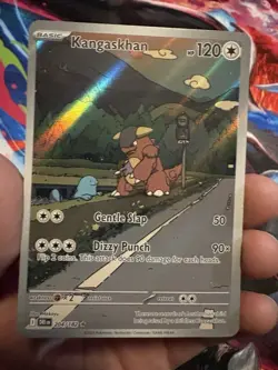 Pokemon Kangaskhan 204/182 Illustration Rare Holo Card Destined Rivals Mint - Image 1