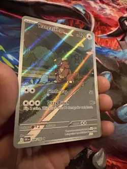Pokemon Kangaskhan 204/182 Illustration Rare Holo Card Destined Rivals Mint - Image 2
