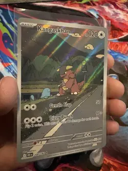 Pokemon Kangaskhan 204/182 Illustration Rare Holo Card Destined Rivals Mint - Image 5