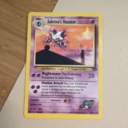 Sabrina's Haunter Gym Challenge 055/132 LP Pokemon Card - Image 1