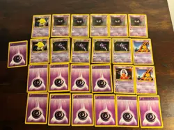 VINTAGE SHADOWLESS Pokemon Base Set Collection - Lot of 25 Cards - POISON TYPE - Image 1