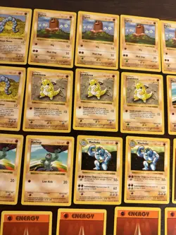 VINTAGE SHADOWLESS Pokemon Base Set Collection - Lot of 22 Cards - FIGHTING TYPE - Image 4