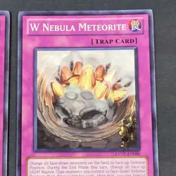 Yugioh TCG - 2x W Nebula Meteorite - EXVC-EN080 - 1st Ed - LP/NM - Common 2011 - Image 5