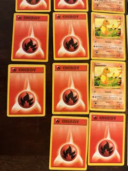 Vintage SHADOWLESS Pokemon Base Set Collection - Lot of 39 Cards - FIRE TYPE - Image 3