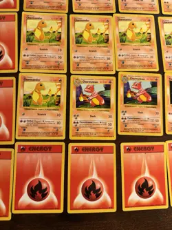 Vintage SHADOWLESS Pokemon Base Set Collection - Lot of 39 Cards - FIRE TYPE - Image 4