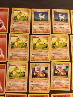 Vintage SHADOWLESS Pokemon Base Set Collection - Lot of 39 Cards - FIRE TYPE - Image 5