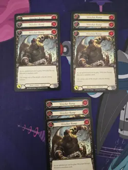 9 Card Playset Wrecker Romp Red/Yellow/Blue Flesh and Blood Welcome to Rathe - Image 1