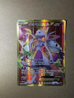 Mewtwo EX 164/162 Breakthrough Secret Rare Full Art Holo Pokemon Card - Image 1