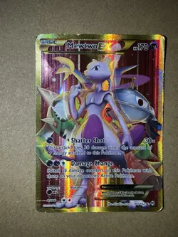 Mewtwo EX 164/162 Breakthrough Secret Rare Full Art Holo Pokemon Card - Image 2