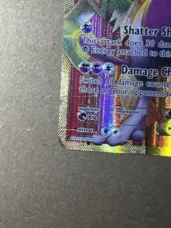 Mewtwo EX 164/162 Breakthrough Secret Rare Full Art Holo Pokemon Card - Image 4