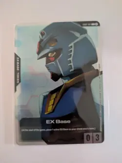 Gundam Card Game SEALED EX Base English Limited Beta Promo EXBP-001 - Image 1