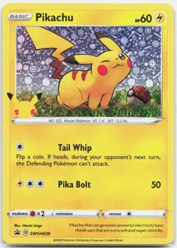 Pikachu - (General Mills) Promo Miscellaneous Cards & Products MCAP Lightning Ho - Image 1