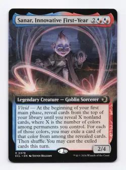 Sanar, Innovative First-Year (Extended Art) 0378 (R) MTG Lorwyn Eclipsed (ECL) - Image 1
