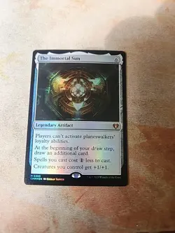 The Immortal Sun Foil Commander Masters MTG NM - Image 1