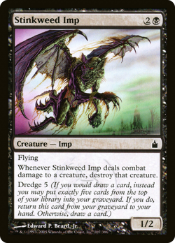 Stinkweed Imp #107 (HP) Ravnica City of Guilds RAV Magic MTG - Image 1