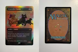 Cryptcaller Chariot (Borderless) 306 MTG Aetherdrift Foil - Image 3