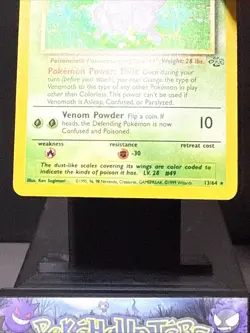 Pokemon Card Venomoth 13/64 Holo Rare Jungle Set WOTC Played - Image 3
