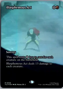 Blasphemous Act (Borderless) M Avatar: The Last Airbender: Eternal-Legal 26 NM F - Image 1