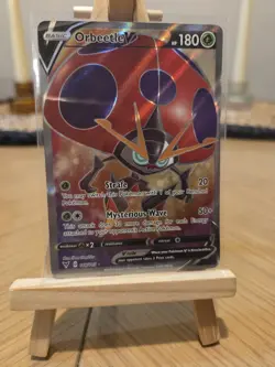 Pokemon Card Orbeetle V 166/185 Vivid Voltage Full Art Holo Rare NM - Image 1
