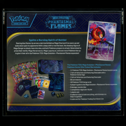Phantasmal Flames Pokemon Center Exclusive ETB Elite Trainer Box With Acrylic - Image 2