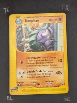 Pokemon TCG Donphan 7/147 Aquapolis Non-Holo (LP, NM Front Clean Copy) - Image 3