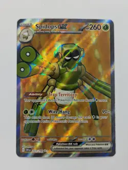 Spidops ex 223/198 SV01: Scarlet & Violet Ultra Rare Pokemon TCG NM - Image 1