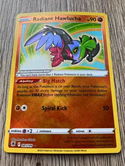 Pokemon TCG - Radiant Hawlucha Astral Radiance 081/189 Radiant Rare - Image 1