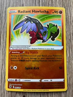 Pokemon TCG - Radiant Hawlucha Astral Radiance 081/189 Radiant Rare - Image 2
