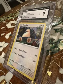 Pokemon Snorlax 140/202 Blister Exclusives Cosmos Holo CGC Mint 9 - Image 4