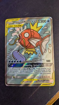 Pokemon Team Up - Magikarp & Wailord GX - Full Art 161/181 - LP - Image 3