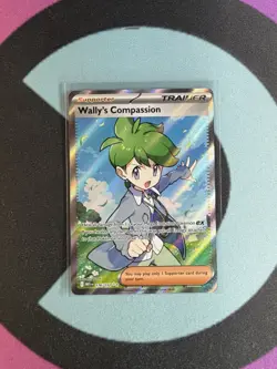 Wally’s Compassion Pokemon TCG Mega Evolutions Base 176/132 Illustration Rare - Image 1