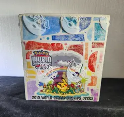 2010 Pokemon TCG World Championship Decks - Sealed 8 Deck Display Case - WOW!! - Image 1