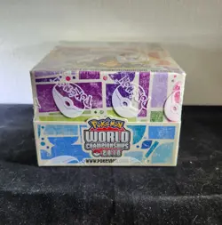 2010 Pokemon TCG World Championship Decks - Sealed 8 Deck Display Case - WOW!! - Image 2