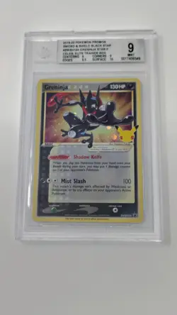 Greninja [Gold Star] #SWSH144 | Pokemon Celebrations Grade: Graded 9 - Image 1
