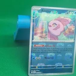 2025 Pokemon Black Bolt Alomomola Reverse Holo Master Ball Uncommon #024/086 NM - Image 5