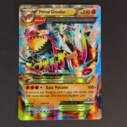Pokemon Primal Groudon EX (Omega) XY - Primal Clash #86/160 MP - Image 1