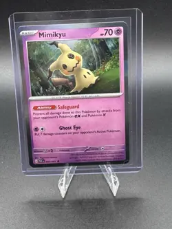 Mimikyu 037/091 Paldean Fates Pokemon TCG Holo Rare - Image 1