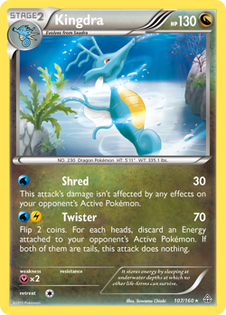 Kingdra 107/160 Rare | Primal Clash | Pokemon Card - Image 1