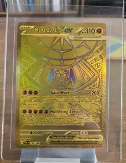 Pokemon: Mega Zygarde ex Gold Hyper Rare 124/088 Perfect Order NM FRESH - Image 1