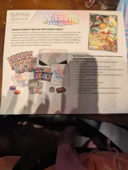 Pokemon Prismatic Evolutions ETB Factory Sealed w/ETB Protector - Image 5