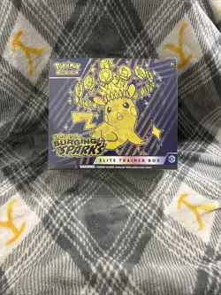 Pokemon Scarlet & Violet Surging Sparks Elite Trainer Box Promo Booster Pikachu - Image 1