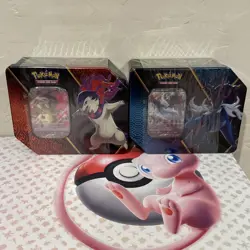 NEW- Pokemon Divergent Powers 2 Tin Lot- Hisuian Typhlosion & Hisuian Samurott - Image 1