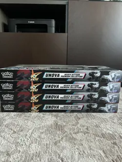 x4 Pokemon TCG Unova Heavy Hitters Premium Collection Sealed Costco Exclusive - Image 1