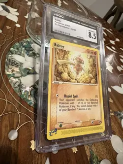 Pokemon Baltoy 32/100 EX Sandstorm Uncommon Regular CGC 8.5 2003 - Image 3