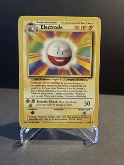Pokemon TCG Base Set Electrode Non-Holo 21/102 Rare NM+ - Image 5