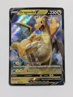 Dragonite V 049/078 Pokemon GO Holo NM - Image 1