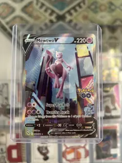 Mewtwo V Full Art 072/078 Pokemon Go Nm - Image 1