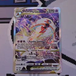 Pokemon Deoxys VSTAR GG46/GG70 Crown Zenith Galarian Gallery Holo - Image 1