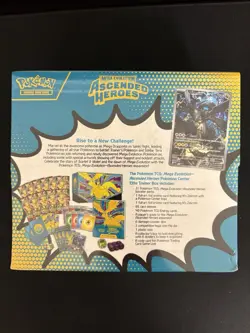 Ascended Heros Pokemon Center Elite Trainer Box (ETB) - New Sealed - Small Tear - Image 5