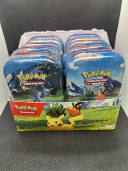 10x Pokemon Ascended Heroes ME2.5 Mini Tins Display In Hand - Image 1